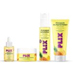 PLIX - THE PLANT FIX | Pineapple De-Pigmentation Regime with Pineapple Exfoliation Fruity Toner, Pineapple Juicy Cleanser, Pineapple Depigmentation Dewy Serum, & Smoothie Moisturizer