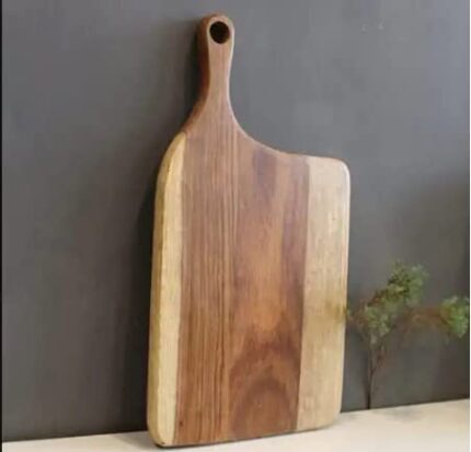 SRB FURNITURE Anti-Bacterial Solid Neem Wood Chopping Board for Kitchen use | Neam Wood chop for Home |Chopping Board for Fruits and Vegetables | Natural Wood Cutting Board for Kitchen (Style-A-05)