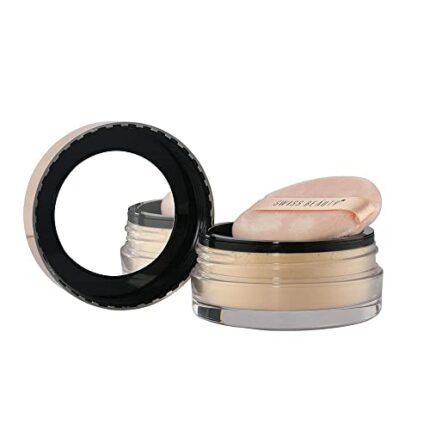 SWISS BEAUTY Ultra Fine Loose Matte Finish Powder Sb412-Shade2 Compact For All Skin Types (Banana Powder, 10 G), Cream