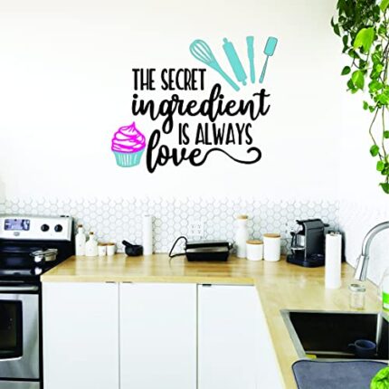 Sticker Fantasy Kitchen Food Cooking Lovers Quote Self Adhesive Wall Sticker