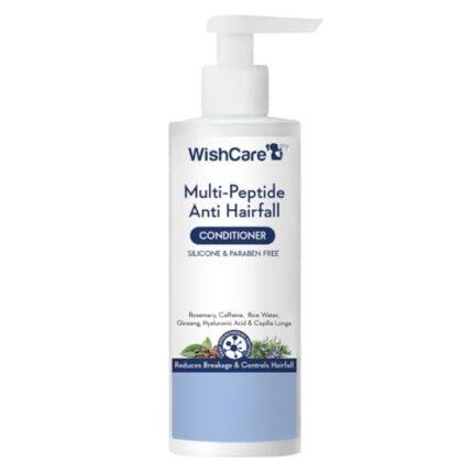 WishCare Multi Peptide Anti Hairfall Conditioner - Rice Water, Rosemary, Capilia Longa, Hyaluronic Acid & Caffeine 200ml