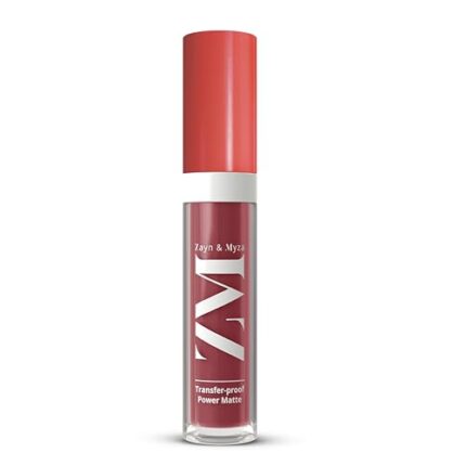 ZM Zayn & Myza Transfer-Proof Power Matte Finish, Liquid Lip Colour, 6 ml (Blush Nude)