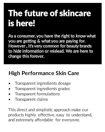 minimalist face serum for glow acne pigmentation anti aging retinol vitamin c alpha arbutin 