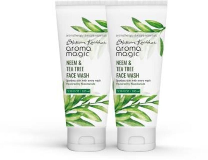 Aroma Magic Neem & Tea Tree Face Wash (Pwrd By Niacinamide) - 100 ml (Pack Of 2)