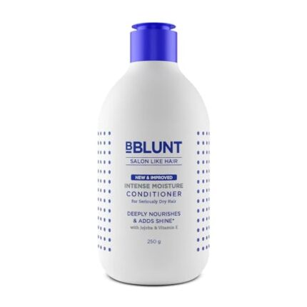 BBLUNT Intense Moisture Conditioner with Vitamin E & Jojoba for Dry & Frizzy Hair - 250 g