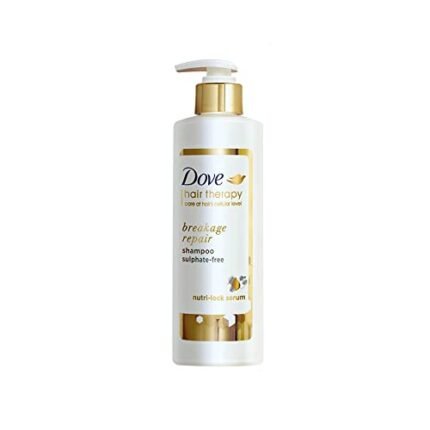 Dove Hair Therapy Breakage Repair Sulphate-Free Shampoo, No Parabens & Dyes, With Nutri-Lock Serum, 380 ml