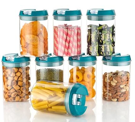 GOLWYN Singlo Air Tight Containers For Kitchen Storage Set, Container For Kitchen Storage Set, Kitchen Organizer And Kitchen Accessories Items & Storage (Teal Green)