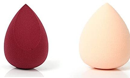 Mapperz Make Up Sponges | Face Beauty Blender Puff | Face Sponge Puff | Professional Makeup Sponge Beauty Blender For Blending Face Makeup (Pack Of 2)