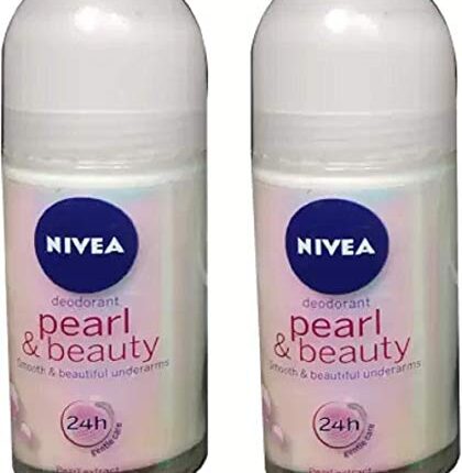 Nivea PEARL AND BEAUTY (PACK OF 2) Deodorant Roll-on - For Women (100 ml, Pack of 2)