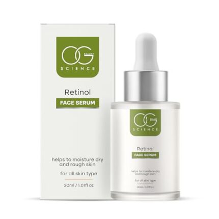 OG BEAUTY Science Retinol Face Serum | Unlock Radiant Skin with Advanced Anti-Aging Formula for Smoother Complexion | Skincare Secret to Combat Wrinkles and Fine Lines | 30 ML