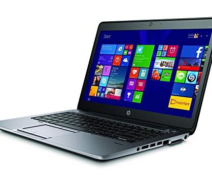 (Renewed) HP 840g2 EliteBook Laptop (Intel Core i5-5300u /8 GB/180 GB SSD/Windows 10 Pro/Black /14 Inch Screen)