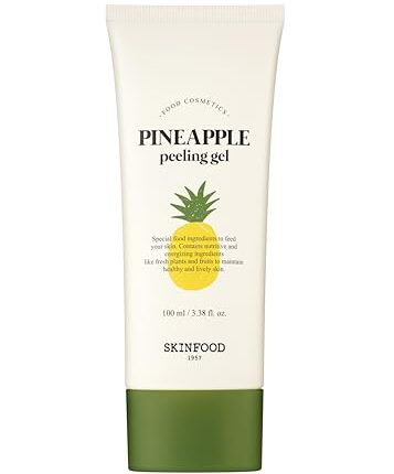 SKIN FOOD since 1957 Skinfood Pineapple Peeling Gel I Brighten And Revitalize I Pineapple Enzyme Power I Easy Application I Korean Beauty Secrets I 100Ml