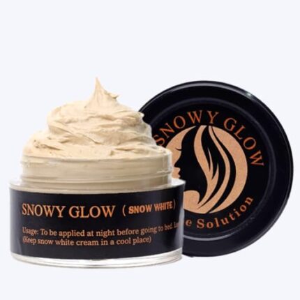 Snowy Glow Night Repair Brightening Face Cream | Ultimate Beauty Night Cream | For Uneven Skin Tone, Remove Pimples, Dark Spots | Anti Aging Night Cream | Skin Brightening Cream (20 gm)