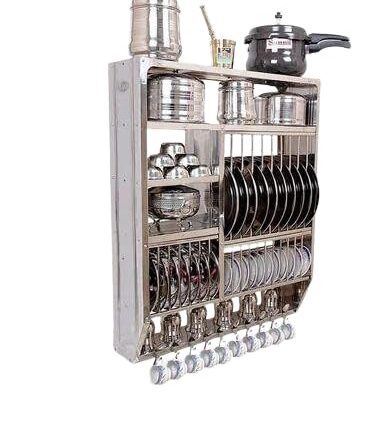 Stainless Steel Wall Mounted Utensil Basan Stand Kitchen Rack