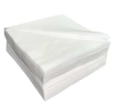 Surgicomfort Ultra Soft Non-Woven Face & Body Towel, Multipurpose Dry Tissue wipes for Makeup removing, Travelling, Spa, Beauty Parlour, Hotel, Hospital, (Color-white, Size- 12" x 12", spunlace fabric), pack of 100 pcs