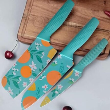 THEODORE Stainless Steel Kitchen Knife Knives Set | High-Carbon Stainless Steel Kitchen Knife | Standard Kitchen Knife/Vegetable Knife| Chef Knife| (001)