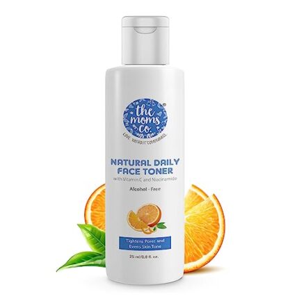 The Moms Co. Natural Daily Vitamin C Face Toner| Alcohol-free l Tighten Pore l Even-Tone-Hydrate Skin (25 ml)