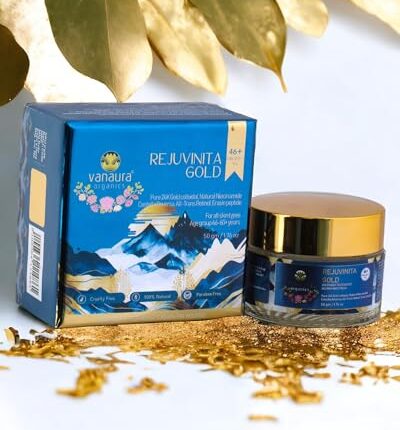 Vanaura Organics Rejuvinita Gold 46+ (For 46-60+Yrs)-Overnight Regenerist Nourishing Cream