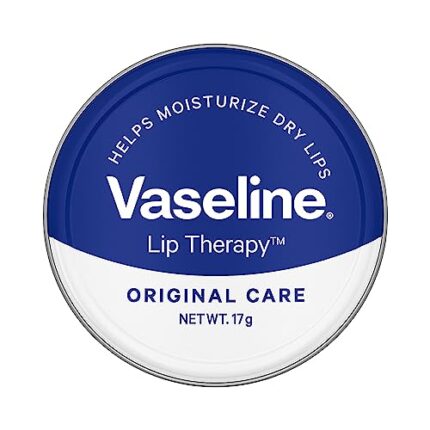 Vaseline Lip Tins Original Care, 17G|Infused With Vitamin E To Hydrate & Moisturize Dry Lips, Transparent