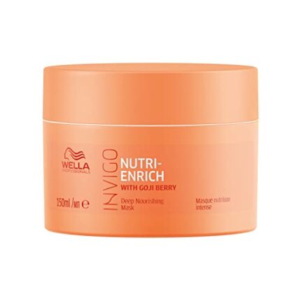 Wella Professionals Invigo Nutri-Enrich Hair Mask | 150 ml | Nourishing, Hydrating Hair Treatment for Dry & Damaged Hair | With Goji Berry Nutrients