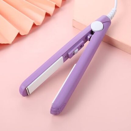 Women Beauty Mini Professional Hair Straighteners Flat Iron Specially Designed for Teen, Mini Hair Iron Curling Portable Hair Straightener Personalized Hair Flat Iron,Multicolor