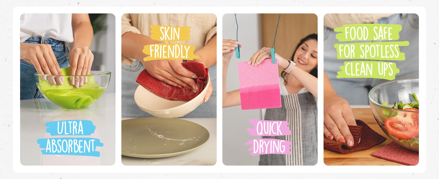 Hand Towels for Kitchen, Counters & Washing Dishes