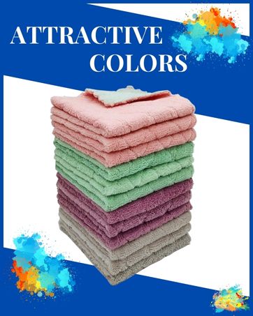  Super Absorbant Cloth - Ultra Soft - Microfiber - Face Towel