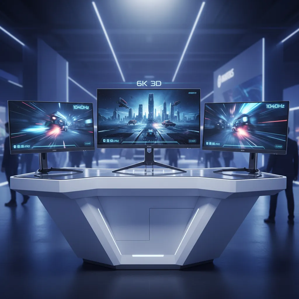 Samsung Shatters Display Limits: World’s First 6K 3D and 1040Hz Gaming Monitors Revealed